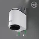 Держатель для зубных щеток со стаканами MBM HOME BP-20 WHITE/BLACK клеящийся пластиковый бело-черный - изображение 5