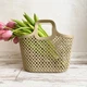 Кошик для зберігання універсальний MBM HOME FH-08 LIGHT BROWN пластиковий світло-коричневий - зображення 1