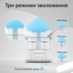 Атмосферный ультразвуковой увлажнитель воздуха гриб Rainfall с эффектом дождя. Ночник увлажнитель воздуха Doctor-101 с подсветкой белый (CH06) - изображение 7