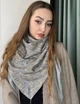 Тепла флісова косинка Блез 160*75 см сіра 2302 - зображення 8