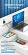 Кабель Vention USB-C - USB-C PD 100W 5A QC 4.0 кутовий 90° E-Marker 1.5 м Сірий (TAKHG) - зображення 4