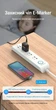 Кабель Vention USB-C - USB-C PD 100W 5A QC 4.0 кутовий 90° E-Marker 1.5 м Сірий (TAKHG) - зображення 7