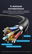 Оптический кабель Vention HDMI 2.0 10 м 4K 60Hz 18 Гбит/с HDR Цинковый сплав Черный (ALSBL) - изображение 6