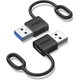 Переходник Ugreen LS502 USB-A - USB-C 3.1 Gen 2 10 Гбит/с 3А с ремешком 2 шт Черный (65332) - изображение 1