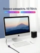 Кабель-удлинитель Vention Cat 7 FTP RJ45 10 Гбит/с плоский 1.5 м Черный (ICBBG) - изображение 4