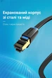 Патч-корд Vention CAT 8 SSTP RJ-45 Плоский 40 Гбіт/с 2000 МГц 1.5 м Чорний (IKCBG) - зображення 12