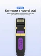 Патч-корд Vention CAT 7 U/FTP RJ-45 10 Гбит/с плоский 10 м Черный (ICABL) - изображение 9