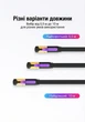 Кабель-удлинитель Vention Cat 7 FTP Ethernet RJ45 10 Гбит/с плоский 3 м Черный (ICBBI) - изображение 15