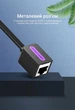 Удлинитель Vention CAT 7 FTP RJ45 10 Гбит/с плоский 8 м Черный (ICBBK) - изображение 9