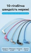 Патч-корд Vention CAT 6A UTP RJ-45 10 Гбит/с 1.5 м Черный поворотный 360° ультратонкий (IBOBG) - изображение 2