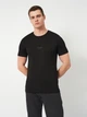 Футболка хлопковая длинная мужская Guess M2YI72-I3Z14-JBLK L Jet Black A996 (7622078833477) - изображение 1