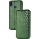 Чехол книжка GETMAN Cubic (PU) для Samsung Galaxy A10s Зеленый - изображение 2