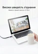 Патч-корд Vention CAT 7 U/FTP Ethernet RJ-45 10 Гбит/с плоский 0.5 м Черный (ICABD) - изображение 5