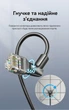 Патч-корд Vention Cat6A UTP RJ45 20 м Черный, 10 Гбит/с, поворотный 360°, угловой 90°, тонкий 3.8 мм (IBSBQ) - изображение 3