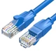 Патч-корд Vention CAT6 UTP RJ45 8 жил 1000 Мбит/с 0.5 м Синий (IBELD) - изображение 1