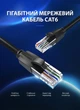 Патч-корд Vention CAT6 UTP RJ-45 1000 Мбит/с 10 м Черный (IBEBL) - изображение 2