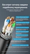 Патч-корд Vention Cat6A SFTP RJ45 8 жил 6 м Черный, 10 Гбит/с, 500 МГц, промышленный, маслостойкий (IBTBAK) - изображение 7