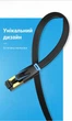 Патч-корд Vention CAT 8 SSTP Ethernet RJ-45 40 Гбит/с 2000 МГц Плоский 1 м Черный (IKCBF) - изображение 8