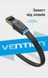 Патч-корд Vention CAT 8 SSTP Ethernet RJ-45 40 Гбит/с 2000 МГц Плоский 1 м Черный (IKCBF) - изображение 9