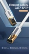 Патч-корд Vention Cat.7 SFTP RJ45 10 Гбит/с 600 МГц 1.5 м Серый (ICDHG) - изображение 2