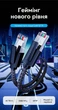 Патч-корд Vention CAT 8 SFTP Ethernet RJ45 40 Гбіт/с 2000 МГц 3 м Чорний (IKOBI) - зображення 2