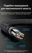 Патч-корд Vention CAT 8 SFTP Ethernet RJ45 40 Гбіт/с 2000 МГц 0.5 м бавовняне обплетення Чорний (IKOBD) - зображення 7