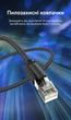 Патч-корд Vention CAT8 SFTP Ethernet RJ-45 1.5 м 40 Гбіт/с 2000 МГц бавовняне обплетення Чорний (IKOBG) - зображення 11