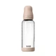 Пляшечка для годування BIBS Glass Bottle Round Silicone 240ml Medium Flow, Blush - изображение 2