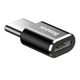 Переходник Baseus Micro USB - USB Type-C OTG 2.4A Черный (CAMOTG-01) - изображение 1