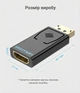 Адаптер Vention DisplayPort - HDMI 1080P 60Hz Чорний (HBKB0) - зображення 7