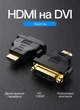 Адаптер Vention HDMI - DVI-I (24+5) штекер-гніздо двосторонній 1080P 60Hz Чорний (ECCB0) - зображення 2