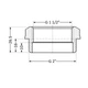 Футорка переходная Thermo Alliance Standart 2''x1 1/2'' Н/В латунь SD4235040 - изображение 2