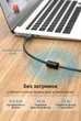 Кабель для принтера Vention USB 2.0 AM-BM 1 м екранований 480 Мбіт/с Чорний (COQBF) - зображення 5