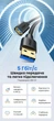 Подовжувач USB Ugreen US129 USB 3.0 Type-A 5 Гбіт/с 0.5 м Чорний (30125) - зображення 14