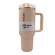 Термос термокружка Stanley Quencher ProTour Flip Straw Tumbler 1,18 л из нержавеющей стали Creamy Beige KT7001948 - изображение 8