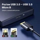 Кабель Ugreen US130 USB 3.0 - Micro-B 5 Гбит/с для HDD/SSD 1 м Черный (10841) - изображение 8