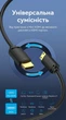 Кабель Vention Mini HDMI - HDMI 2.0 4K 60Hz 18 Гбіт/с HDR 3 м Чорний (AGHBI) - зображення 4