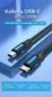 Кабель Vention USB-C - Mini USB 2.0 2 A 480 Мбіт/с 1.5 м Чорний (COWBG) - зображення 2