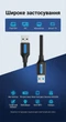 Кабель Vention USB 3.0 USB-A - USB-A 1 м 5 Гбит/с 2A Черный (CONBF) - изображение 3