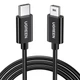 Кабель Ugreen US242 USB-C - Mini USB 2.0 480 Мбит/с 2A 1 м Черный (50445) - изображение 1