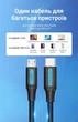Кабель Vention USB-C - Micro USB 2 A OTG 480 Мбіт/с 1.5 м Чорний (COVBG) - зображення 7