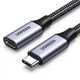 Кабель-удлинитель Ugreen US372 USB-C 3.2 Gen 2 10 Гбит/с PD 100W 4K 60Гц 1 м Серый (30205) - изображение 1