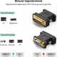 Перехідник Ugreen DVI-I 24+5 - VGA 1080P 60Hz Чорний (20122) - зображення 6