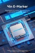 Кабель Vention 4 in 1 USB-A/Type-C - Type-C/Micro USB PD 100W 5A 1.5 м Синій (CTLLG) - зображення 12