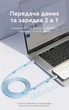 Кабель Vention USB-C - USB-C PD 100W 5A E-Marker Рідкий силікон 1.5 м Світло-блакитний (TAWSG) - зображення 12