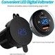 Адаптер USB врезной, сдвоенный PD3.0 та QC3.0 с вольтметром для автомобиля 12-24V - изображение 7