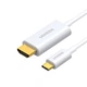 Кабель Ugreen MM121 USB-C - HDMI 2.0 4K 60Hz 1.5 м Білий (30841) - зображення 1