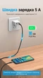 Магнитный кабель Vention 2 в 1 USB-A - Micro USB / USB-C 5А 1.5 м Серый (CQNHG) - изображение 7
