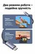 Кабель Ugreen CM556 USB-C - DisplayPort v1.4 1 м 8K 60Hz, 4K 240Hz, 32.4 Гбіт/с Чорний (25157) - зображення 4