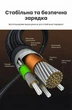 Кабель Ugreen US334 USB-C - USB-C PD 100W 5A Кутовий 90° Nylon 2 м Чорний (70645) - зображення 8
